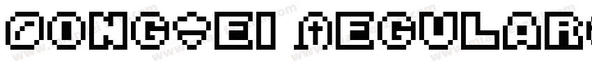 HongLei RegularTrueType字体转换
